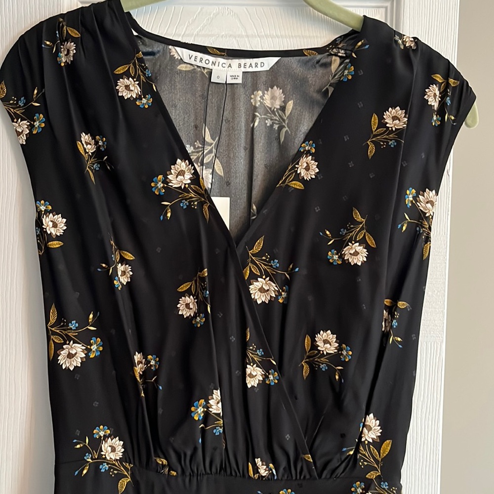 Veronica beard, black Wixson dress size 0 new with tags, never worn